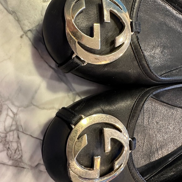 Gucci size 8 black ballet slippers - Picture 6 of 10